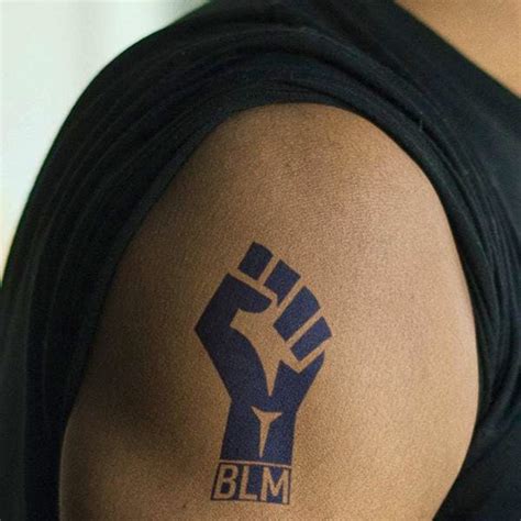 blm tattoo|BLM Semi.